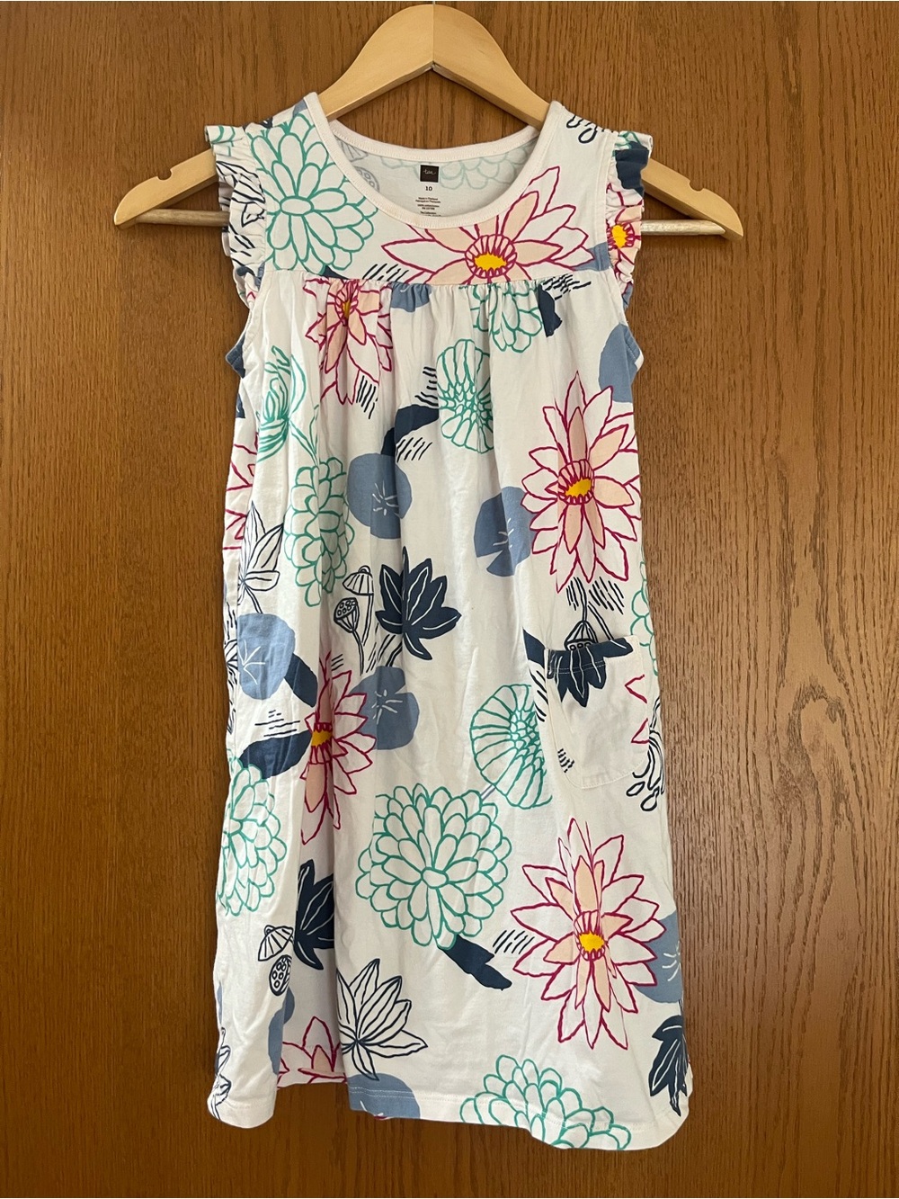 Tea Collection Cotton Floral Dress Size 10